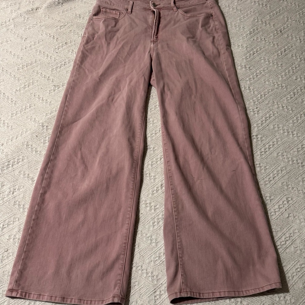 Chico's Dusty Rose Flare & Wide Leg Jeans